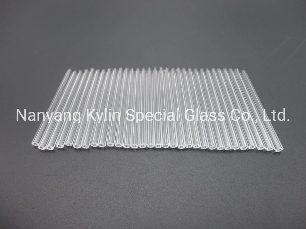 Custom All Shapes High Temperature Resistance Clear Fused Silica Quartz Glass Tubing