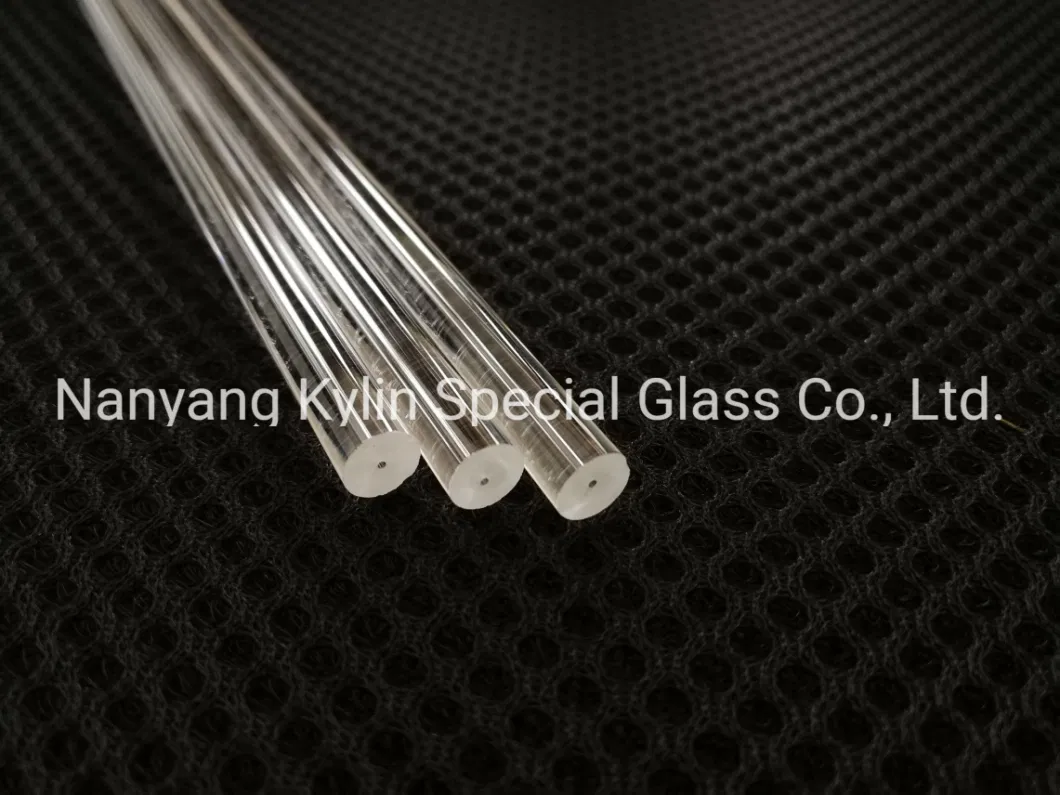 High Temperature Resistant Silica Fused Transparent Clear Quartz Rod for Solar